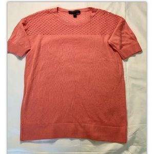 BANANA REPUBLIC Coral Textured Knit Top Size XS